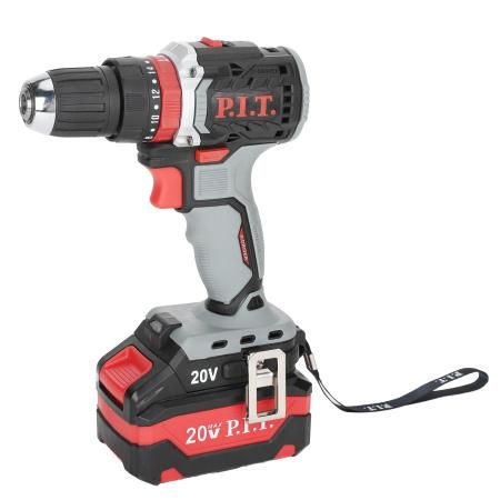 Дрель ударная аккумумуляторная бесщёточная X-DRIVER (20В, 40Нм, 10мм, 2ск, 1х2Ач, ЗУ,кейс) - PSB20H-10C/1 PIT