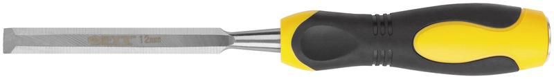 Стамеска профи CrV двухцветная прорезиненная ручка 12мм FIT 43174 РОС