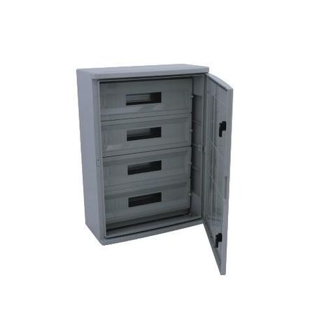 Корпус щита распределительного 500х700х245мм Din-рейки 88M (4х22) навесной пластик Cetinkaya Pano CP5106