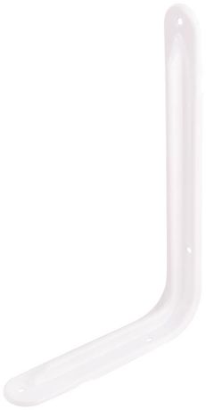 Уголок-кронштейн усиленный белый 230 х 350 мм (1,0 мм) - 65976 РОС