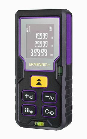 Рулетка лазерная Reel PLUS GD80 фиолет. Ermenrich 85315 Ermenrich арт. 85315