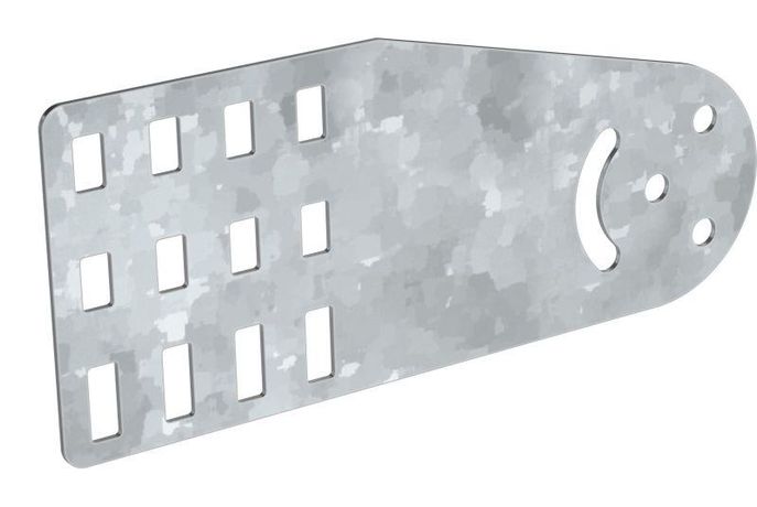 Пластина шарнирная h=100мм HDZ | CLM51D-PSH-100-HDZ IEK