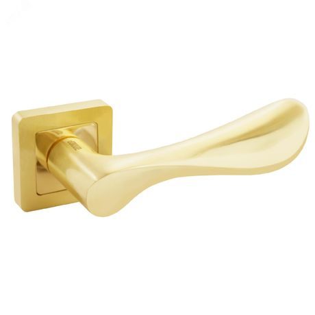 Ручка на квадратной накладке (комплект), АЛЛЮР АРТКИАНУ SB (2570) золото матовое - 12266 ПТК