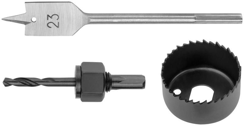 Сверла наборные для замков, набор 3 шт (23/50 мм) - 36351 РОС