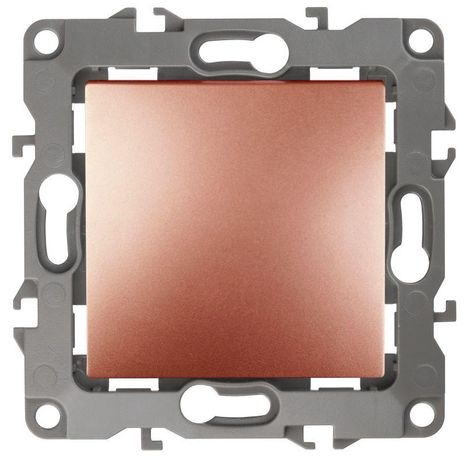 Кнопка 10АХ-250В Эра12 медь 12-1111-14 ЭРА Б0047838