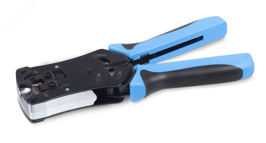 Инструмент обжимной для RJ-45 (8р8с), RJ-11/12 (6р6с, 6р4с, 6р2с), 4р4с, 4р2с, профессиональный - HT-N468B Cabeus 7833c