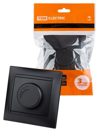 Светорегулятор RL 300 Вт графит "Лама" | SQ1815-0609 TDM