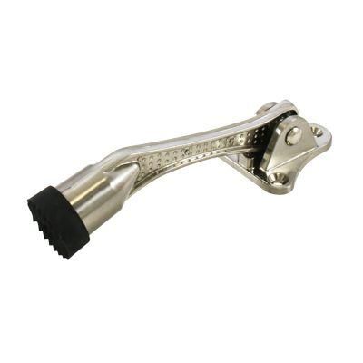 Фиксатор дверной КН-130 SN "козья ножка" БЛИСТЕР матов. никель Аллюр 10 175