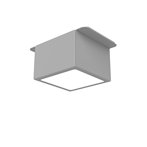 Светильник светодиодный DL-Grill для потолка Грильято 75х75 мм с шириной ламели 15 встраиваемый 10 Вт 3000 К 60x60x60 RAL7045 серый муар диммируемый по протоколу DALI - V1-R0-71807-10D01-4001030 VARTA