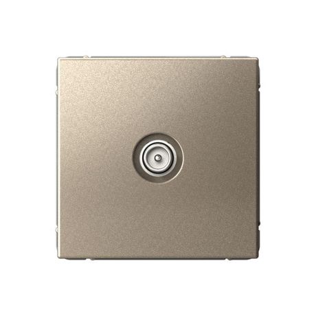 Розетка телевизионная оконечная TV ArtGallery 1дБ механизм шампань SE GAL000591 APC