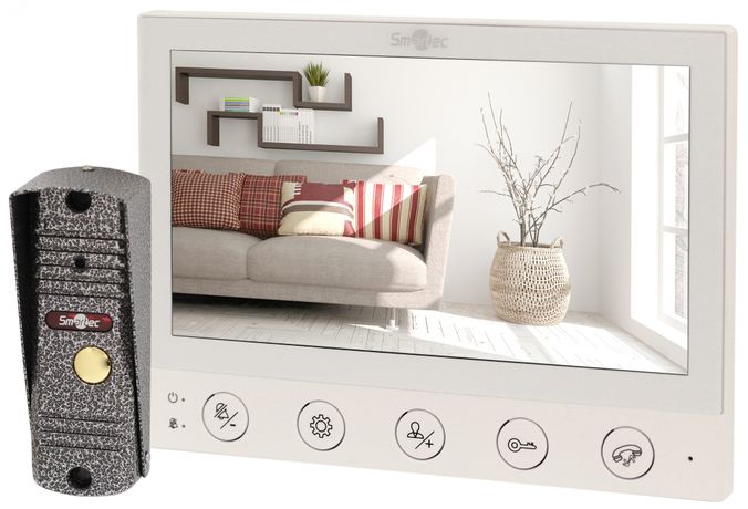 Комплект видеодомофона - ST-MS607HS-WT Smartec smkd0696.1