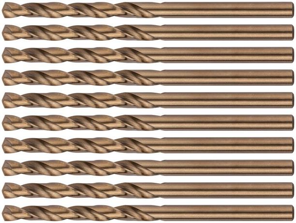 Сверло по металлу HSS с добавкой кобальта 5% Профи 4.2мм (уп.10шт) FIT 33942 РОС