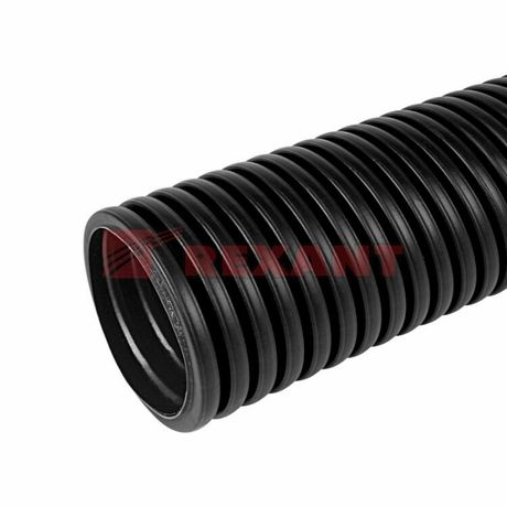 Труба автомобильная гофрированная ПП, Ø 6,8 мм, неразрезная, бухта 50 м/уп. | 15-0752 Rexant MEET 4090750DKC