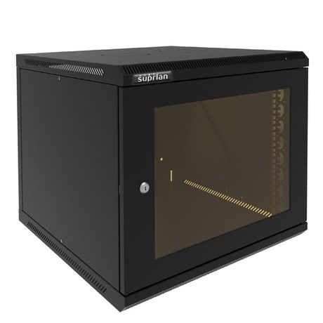 Шкаф телекоммуникационный настенный ТВС-9U-600-450-СР-9005 SUPRLAN 05-2093-B Net.on