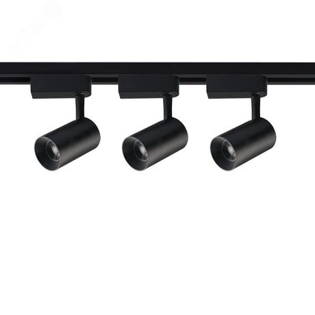 Светильник светодиодный трековый ULB-Q291 8W/4200K/K BLACK SET31 8Вт 4200К 1800лм набор 3 предмета на шинопроводе 1м с коннектором корпус черн. Volpe UL-00006778 Uniel