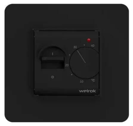 Терморегулятор для теплого пола Welrok mex bk - 4660251140670