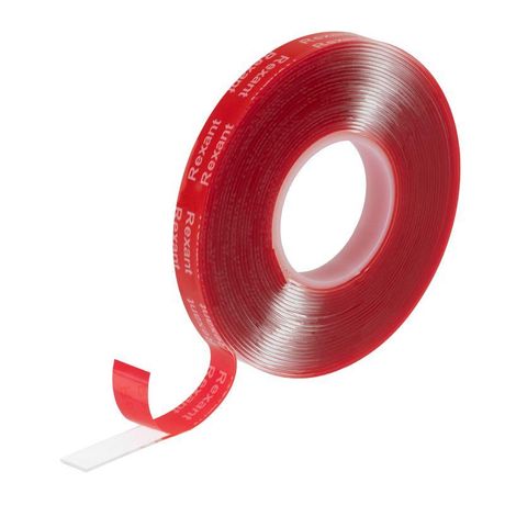 Лента клейкая двухсторонняя прозрачная, на VHB акриловой основе, 10 мм х 5 м | 09-6057 REXANT MEET