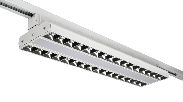 Светильник светодиодный трековый PTR 2296R 1F2S 96Вт 4000К IP40 60град./120град./60град. 540мм WH бел. Pro+ JazzWay 5039452