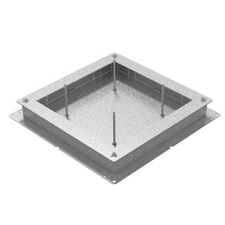 Напольная коробка 450х450х48, Сендзимир цинк | НК-450х450х48-СЦ Ostec