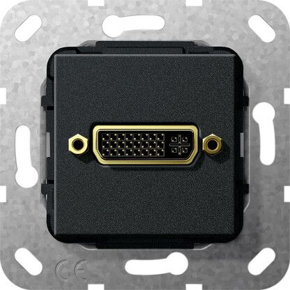 Мех-м с накладкой прочее с/у пластик черный IP20 Gira System 55 | 564510