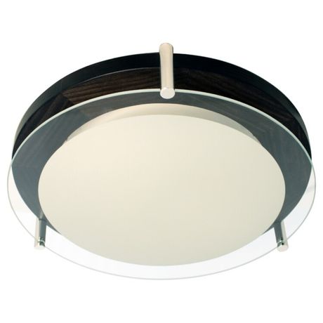 Светильник НПБ 09-2х40-002 "Полесье" 300 М95 бел. /корпус венге /держатель хром (инд. упак.) Элетех 1005205892