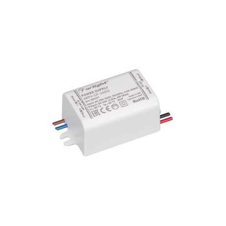 Блок питания ARPV-SP-24006 (24V, 0.25A, 6W) (Arlight, IP67 Пластик, 5 лет) | 039671 Arlight