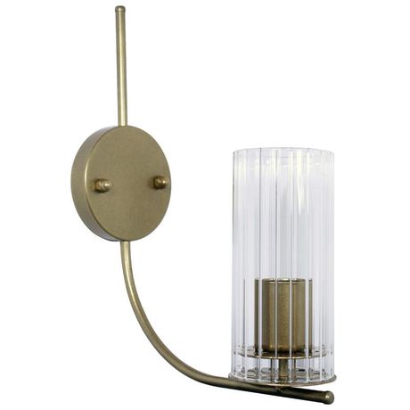 Светильник Ария 511 зол. (Плафон 0014) НББ 01-60-179 Е27 настенный - 1005405237 Элетех