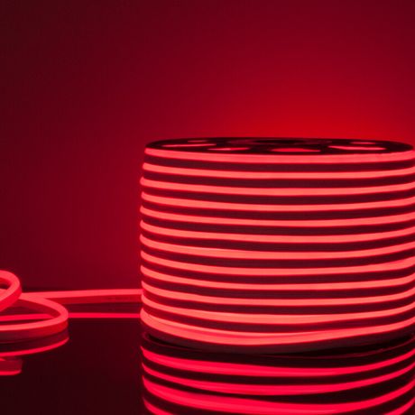 Гибкий неон LS001 220V 9.6W 120Led 2835 IP67 односторонний красный, 100 м | a040595 Elektrostandard