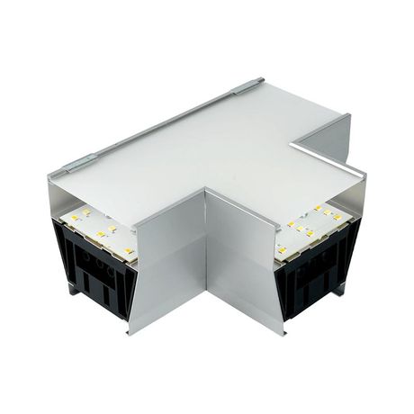 Светильник-конектор Т-образный для AL4036 5w 3000/4000/6400К 550Лм с переключением цветовой температуры рассеиватель матовый в алюминиевом корпусе серебро серия RetailRay FERON 51871