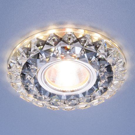 Светильник точечный встраиваемый 2170 MR16 SBK/CL дымчатый/прозрачный | a033833 Elektrostandard