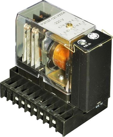 Реле промежуточное РЭП-37-121 220В DC 2/3 2...10с перед. присоед. ВНИИР A8120-79684556