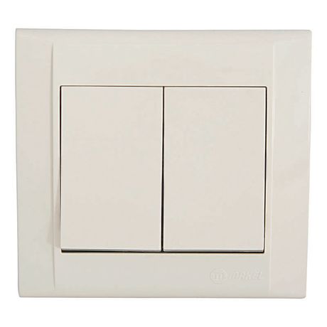 Выключатель 2-кл. СП Defne 10А IP20 крем. Makel 42010003