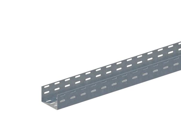Лоток перфорированный 100х80 L3000 сталь 0.7мм ЛМс-П цУТ2.5 оцинк. СОЭМИ 122112512 Н0122112512