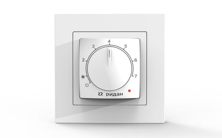 Терморегулятор с датчиком пола Ридан Twist белый 16А - 21RT0101R