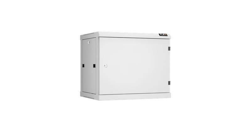 Настенный шкаф 19 дюймов, 9U, металл, 600х450, разборный, GY - ЭКО47689 TLK TWC-096045-R-M-GY