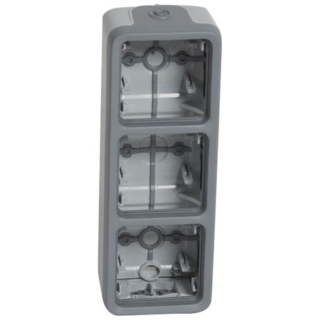 Коробка установочная ОП 3-м Plexo верт. сер. Leg 069679 Legrand