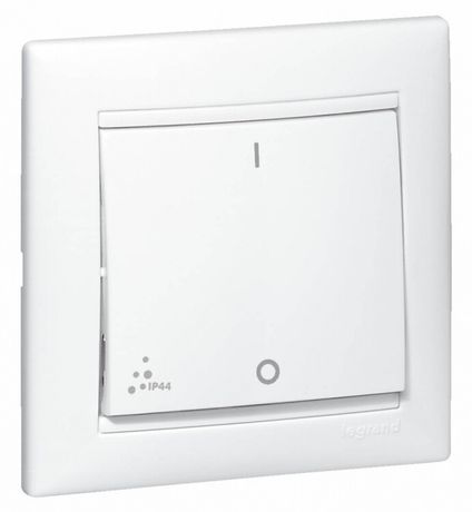 Выключатель 1-кл. 2п СП Valena 10А IP44 250В бел. Leg 770092 Legrand