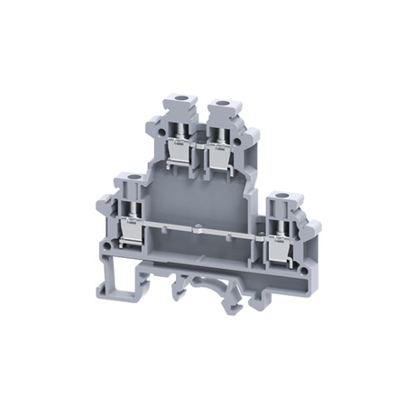 Клемма двухярусные винтовая OptiClip CDL-4-2L-I-BU-синий | 289804 КЭАЗ