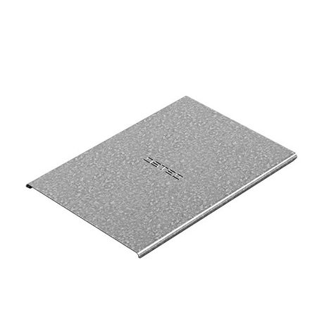 Крышка к повороту вертикальному вниз левому/правому лотку 150, толщ. 1,0 мм, Сендзимир цинк, 023005 | КПВНЛП-150-1,0-СЦ Ostec