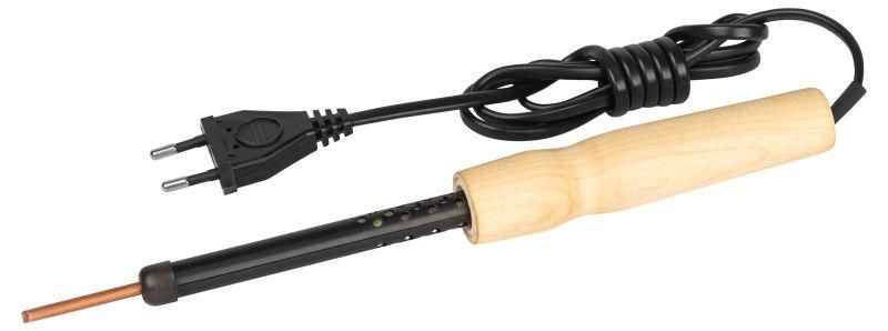 Паяльник ЭПЦН с деревянной рукояткой 230 В 25 Вт, Россия | Б0061030 ЭРА