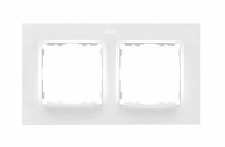 Рамка 2-местн. S82 Concepi бел. матов. Simon 8200627-090