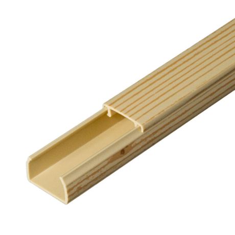 Кабель-канал сосна 2-й замок в п/э 15х10 (144 м/уп) | PR03.0179 Промрукав Строитель