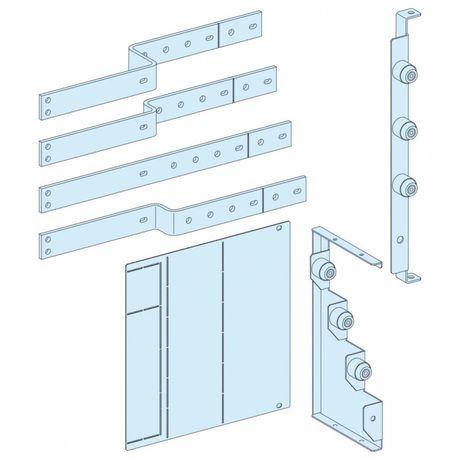 Плата вводная с силовыми коннекторами горизонтальных NS1600, 4P Prisma Plus P | 04484 Schneider Electric