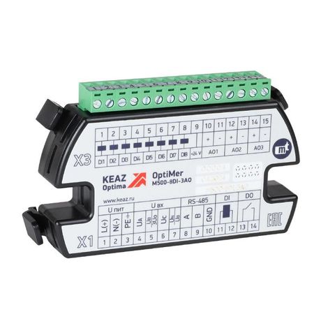 Модуль расширения OptiMer-M500-8DI-3AO | 351305 КЭАЗ