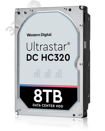 Жесткий диск 8Tb Ultrastar DC HC320 3.5'', SAS, 7200 об/мин, 256 МБ - 1000504528 Western Digital