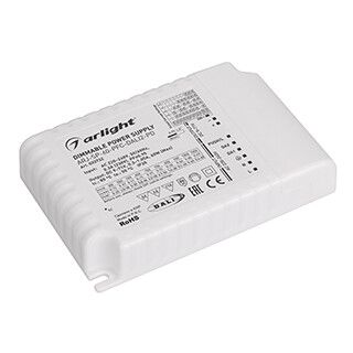 Блок питания ARJ-SP-60-PFC-DALI2-PD (60W, 9-71V, 0.35 -1.05A) (Arlight, IP20 Пластик, 5 лет) | 033732 Arlight