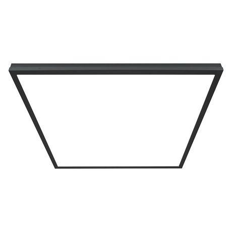 Светильник светодиодный ДВО-40w 595х595х25 6500К 3500Лм матовый с равномерной засветкой черный IP40 - 51338 FERON