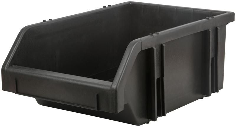 Лоток для крепежа пластиковый черный 190х310х490мм FIT 65696 РОС