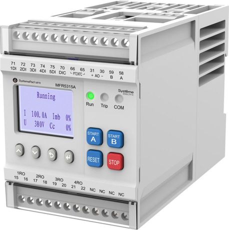 РЕЛЕ MFR530 MODBUS-RTU + ВСТРОЕННЫЙ ДИСПЛЕЙ 25-100A ТТ Ø18ММ 80-270В AC/DC | MFR531100A SE APC
