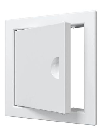 Люк-дверца ревизионная 122х122мм фланец 98х98мм с ручкой бел. EVECS Л1010Р ЭРА